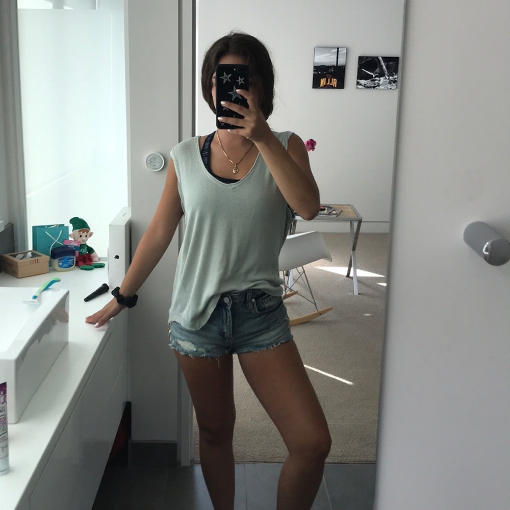 flowy free people tank